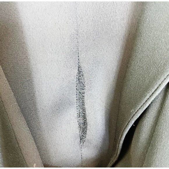 Armani Collezioni Faux Wrap Long Sleeve Dress Black Size 4 - Picture 9 of 13